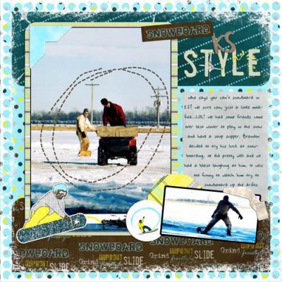snowboarding KS style