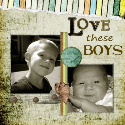 Love These Boys - Paper 2 Digi Challenge
