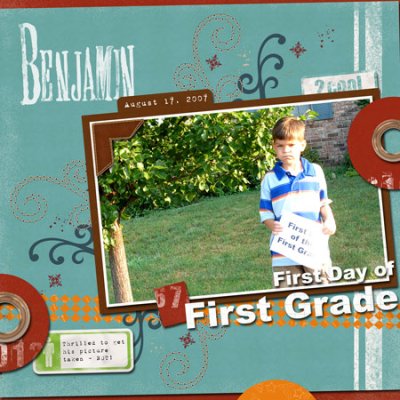 Ben's First Day of First Grade