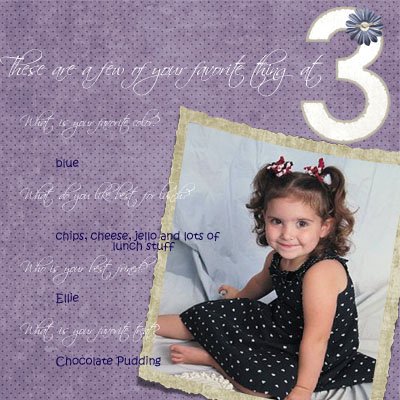 Favorites of a 3 year old