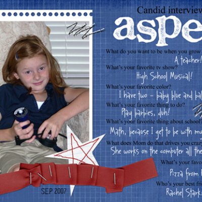 Candid interview with Aspen