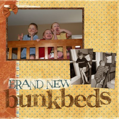 brand new bunkbeds - left side