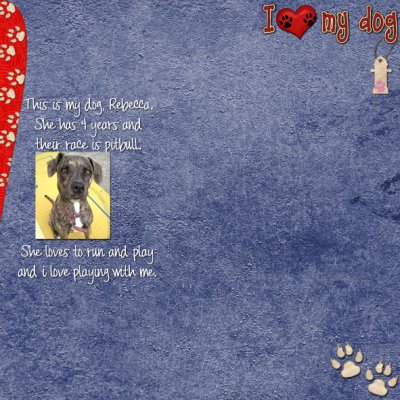I Love my Dog.