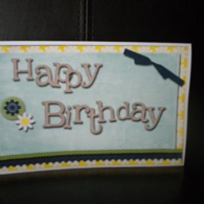 Happy Birthday Card with Gift Card Holder