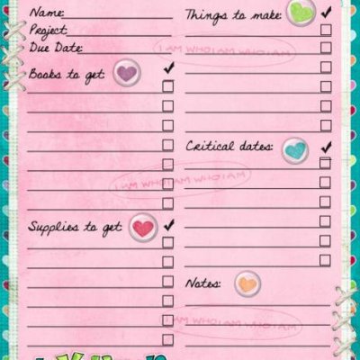 Tween School Planner