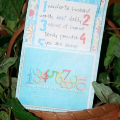 10 Things card