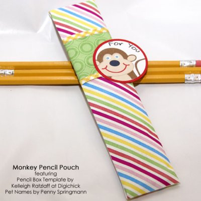 Monkey Pencil Pouch