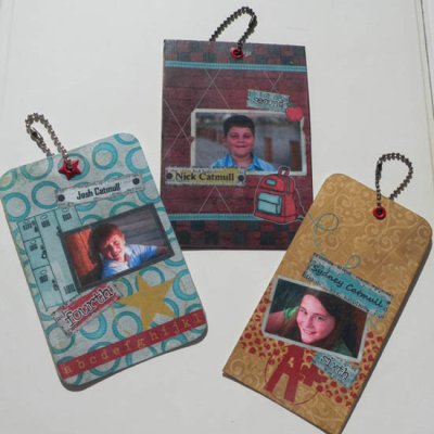 Backpack name tags