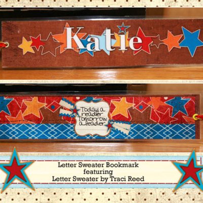 Letter Sweater Bookmark