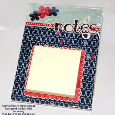 Hybrid Post It Note Holder