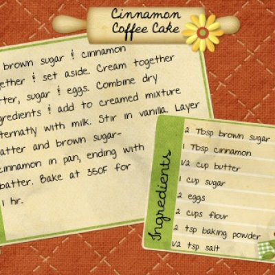 Cinnamon coffee cake