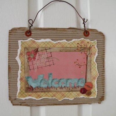 Fall Welcome Door Hanger