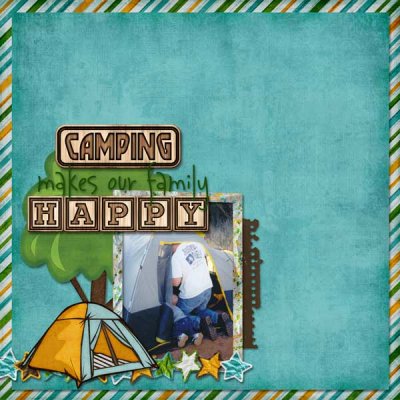 camping makes our family happy