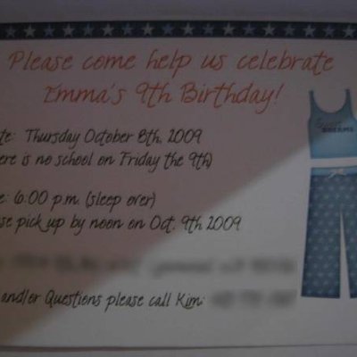 Sweet Dreams Pajama Party Invite