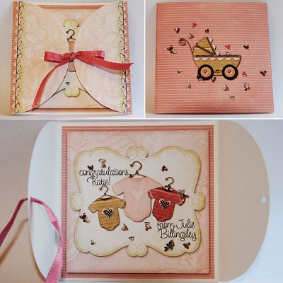 baby girl congrats  {My first card}