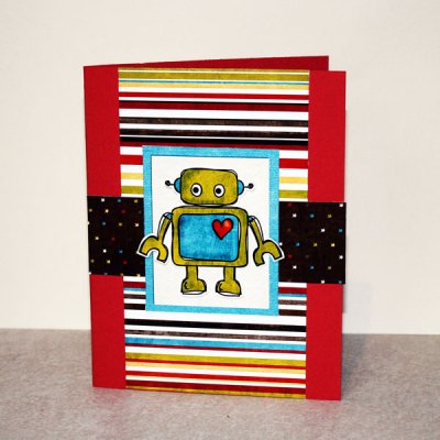 robot card