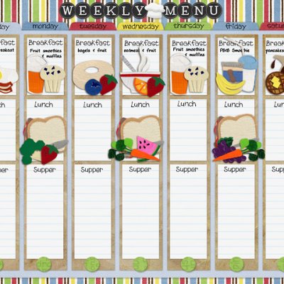 Weekly Menu Hybrid Project
