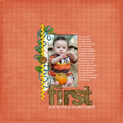 First Visit to the Pumpkin Patch