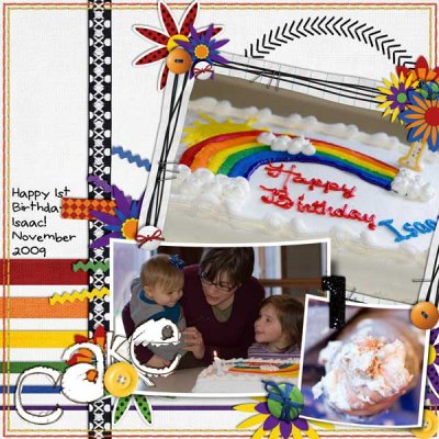 Birthday Cake 12x12
