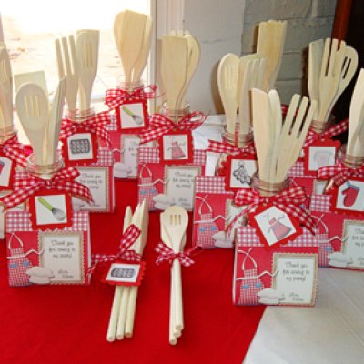 Baking Party Invites and Favors