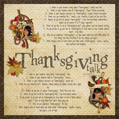 Thanksgiving Talk 2009