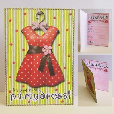 Party dress invite