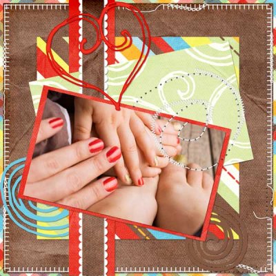 Green & Red Nail Painting - Advent 2009