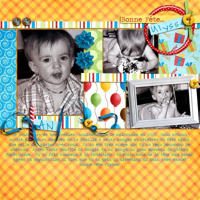 Happy Birthday Ulysse: 1 year old!