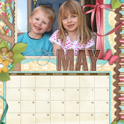 May Calendar Page