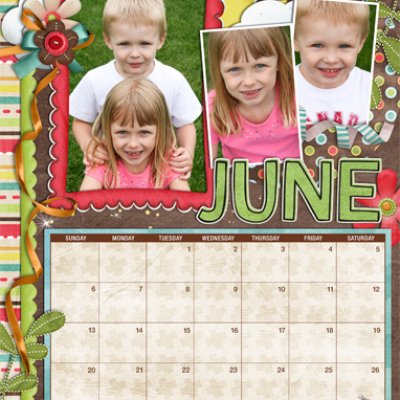 June Calendar Page