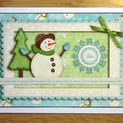 Let It Snow card