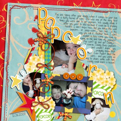 Eatting Popcorn