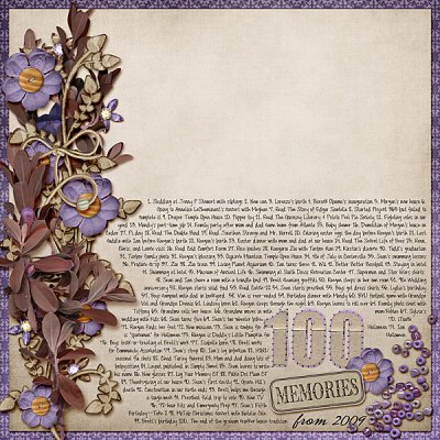 100 Memories from 2009