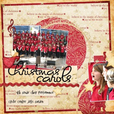 Caroling at the Arts Garden