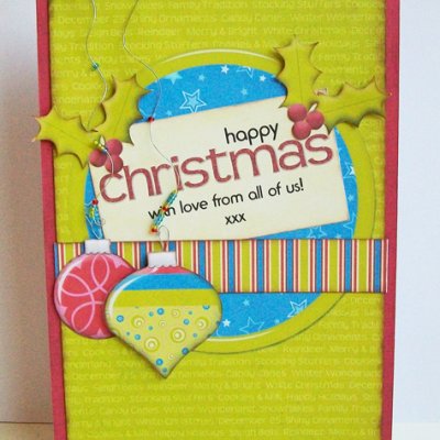 Happy Christmas baubles