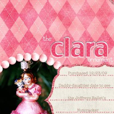 the Clara ornament