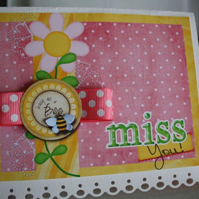 Miss You card