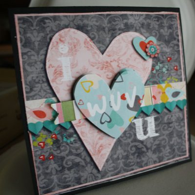 I wub you card
