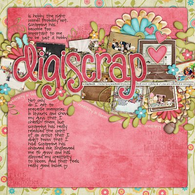 digiscrap: creativity in bloom