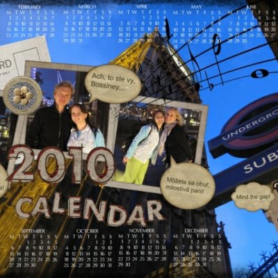 Calendar 2010 :: London