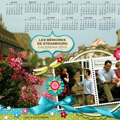 Calendar 2010 :: Strasbourg Memories