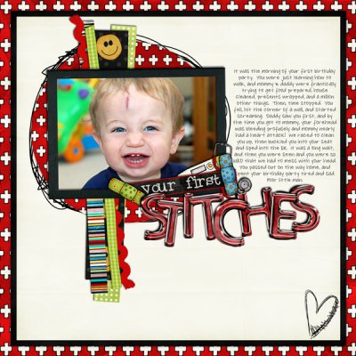 baby's first stitches