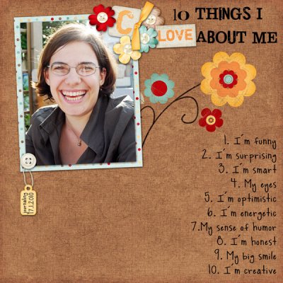 Book of me - 10 things I love
