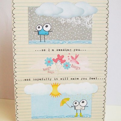 Sending Hugs story card