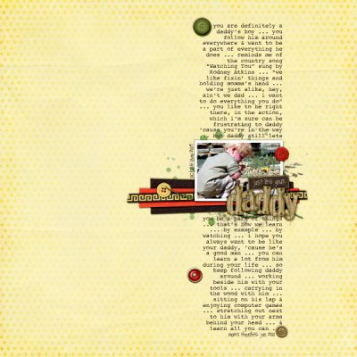 just like your daddy