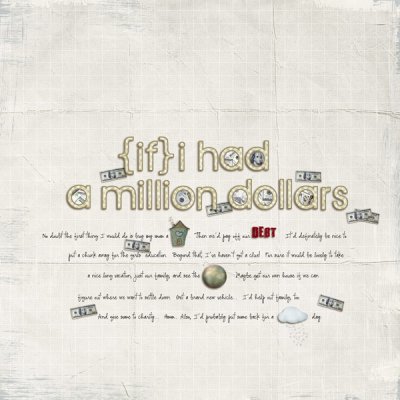 if I had a million dollars