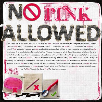 No Pink Allowed