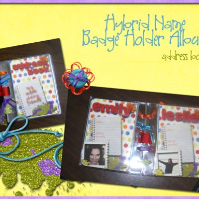 Hybrid Name Badge Holder Album