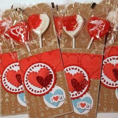 heart lollipop pockets