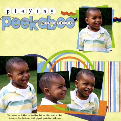 Playing Peek A Boo
